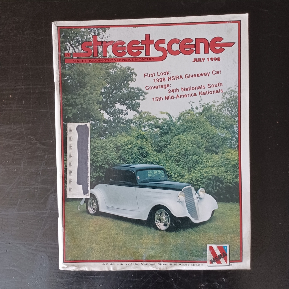 VINTAGE Street Scene July 1998 Magazine